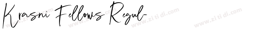 Krasni Fellows Regul字体转换 Krasni Fellows Regul字体转换